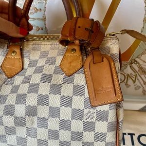 Louis Vuitton ID Luggage Tag and Strap Set Vintage